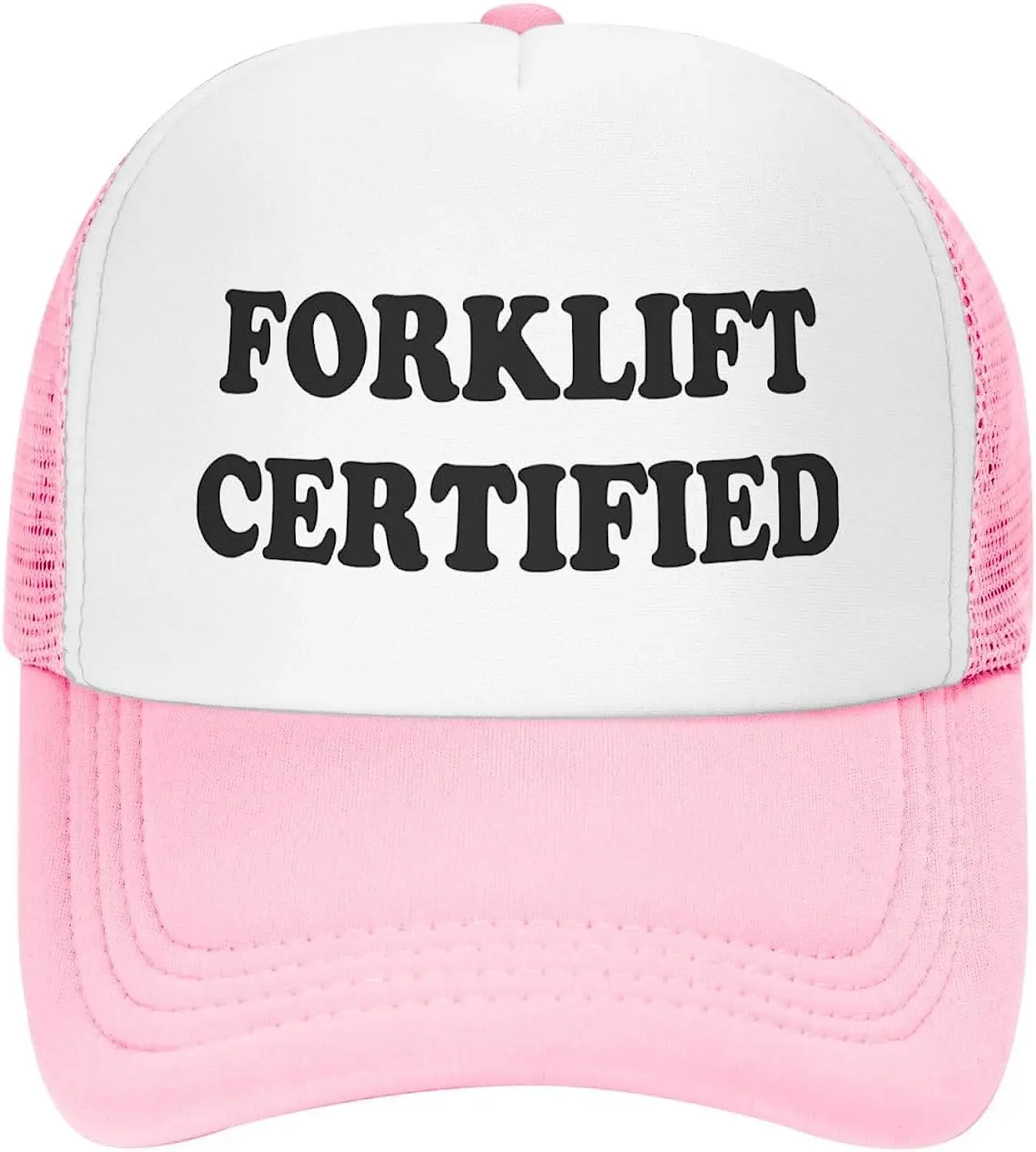 

Forklift Certified Funny Hat for Men Snapback Hat Adjustable Baseball Cap Dad Caps Black