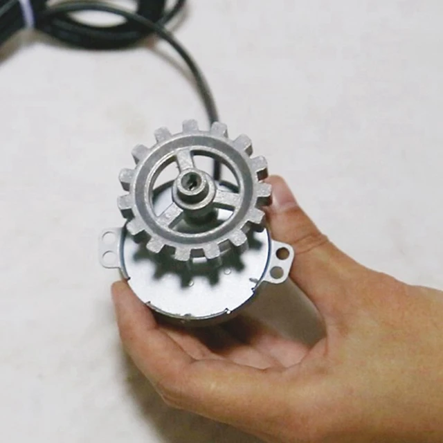Tartós Fogaskerék -Hőálló Kiegészítők Grillkeretű Barkács Alkatrészek Automatikus Forgó Mini Hardverkerék Alumínium - Image 3