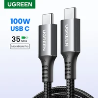 UGREEN PD100W USB Cable Type C to Type C for MacBook iPhone 17 16 Samsung PD100W USB Type C Fast Charging Cable Cord QC4.0 USB C