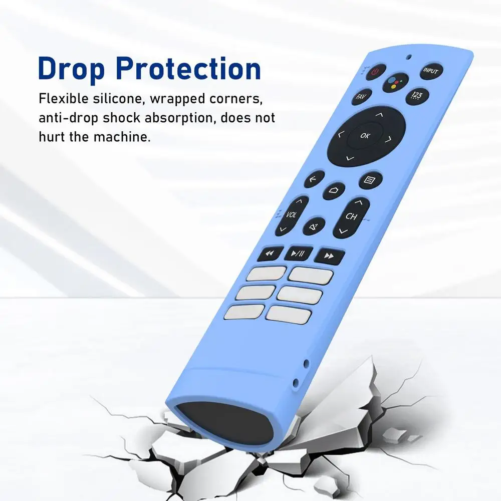 Description Picture 5 of itemSilicone Protective Case for Hisense ERF3A80 ERFTG80H ERF3F80H Remote Control Smart TV Shockproof Cover Sleeve For ZDA205M