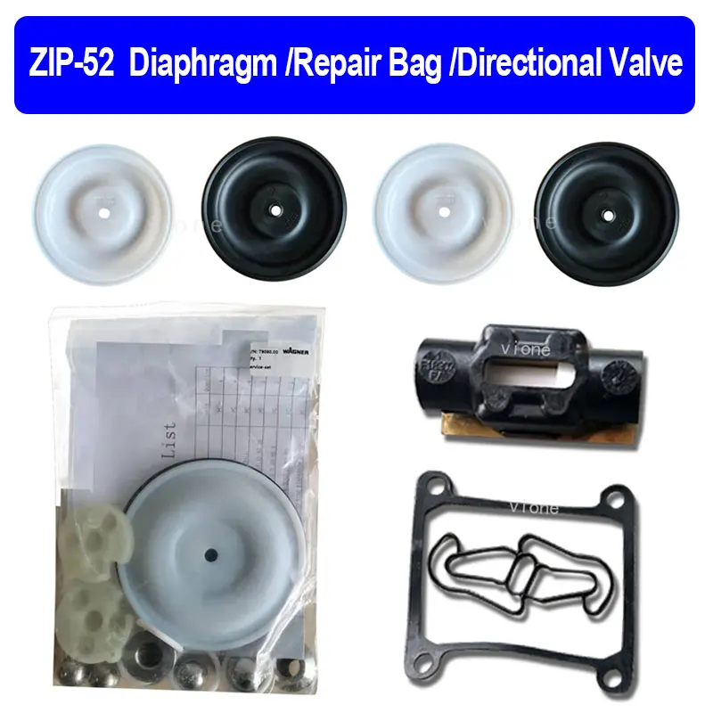 Orginal Wagner, Germany Zip 52 Diaphragm Pump Service Kit Accessories ZIP52 Parts Pump Diaphragms 10pcs new and orginal lm833dt lm833 silk screen 833 sop 8 low noise dual operational amplifier smd new and original ic