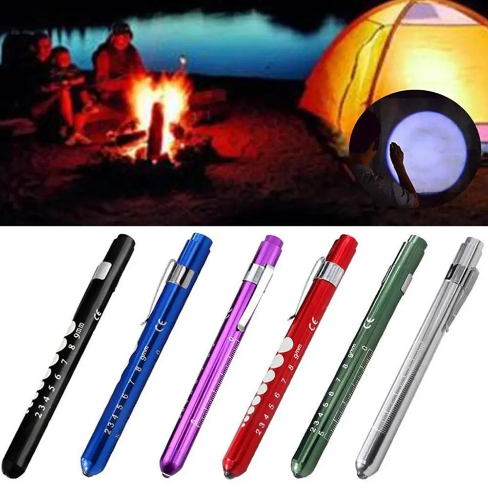 

Medical First Aid Led Pen Light Flashlight Torch Doctor Emergency Useful