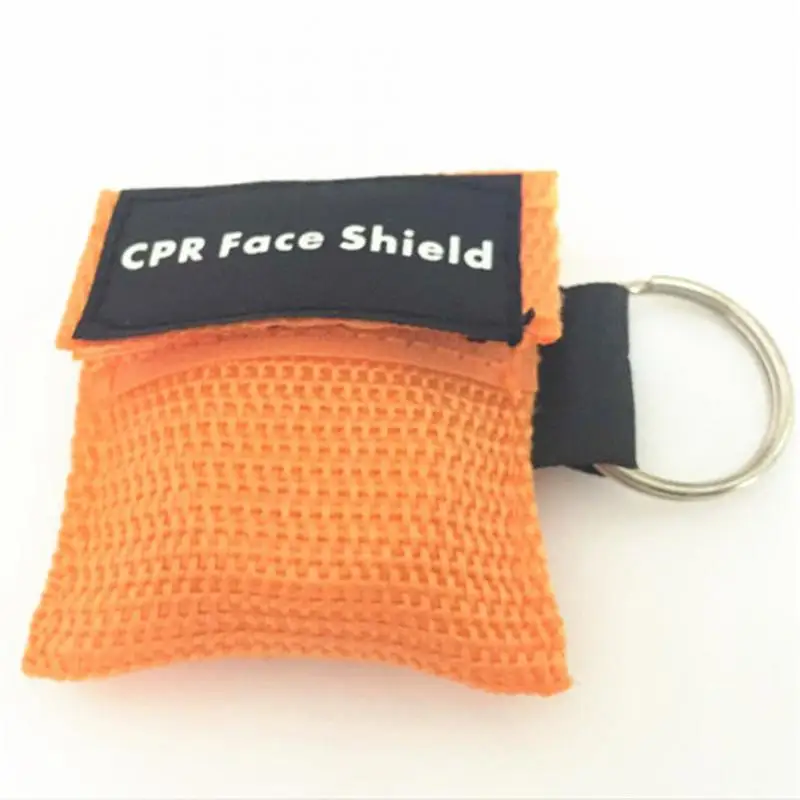 10/5/1Pcs Keychain First Aid Emergency Face Shield CPR Mask Professional Outdoor Health Care Tools Resuscitator Mask