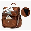 Leather Travel Fashion Purse Designer Ladies Shoulder Bags Backpack for Women Large Womens Backpack with Tassel Two-toned Brown 5