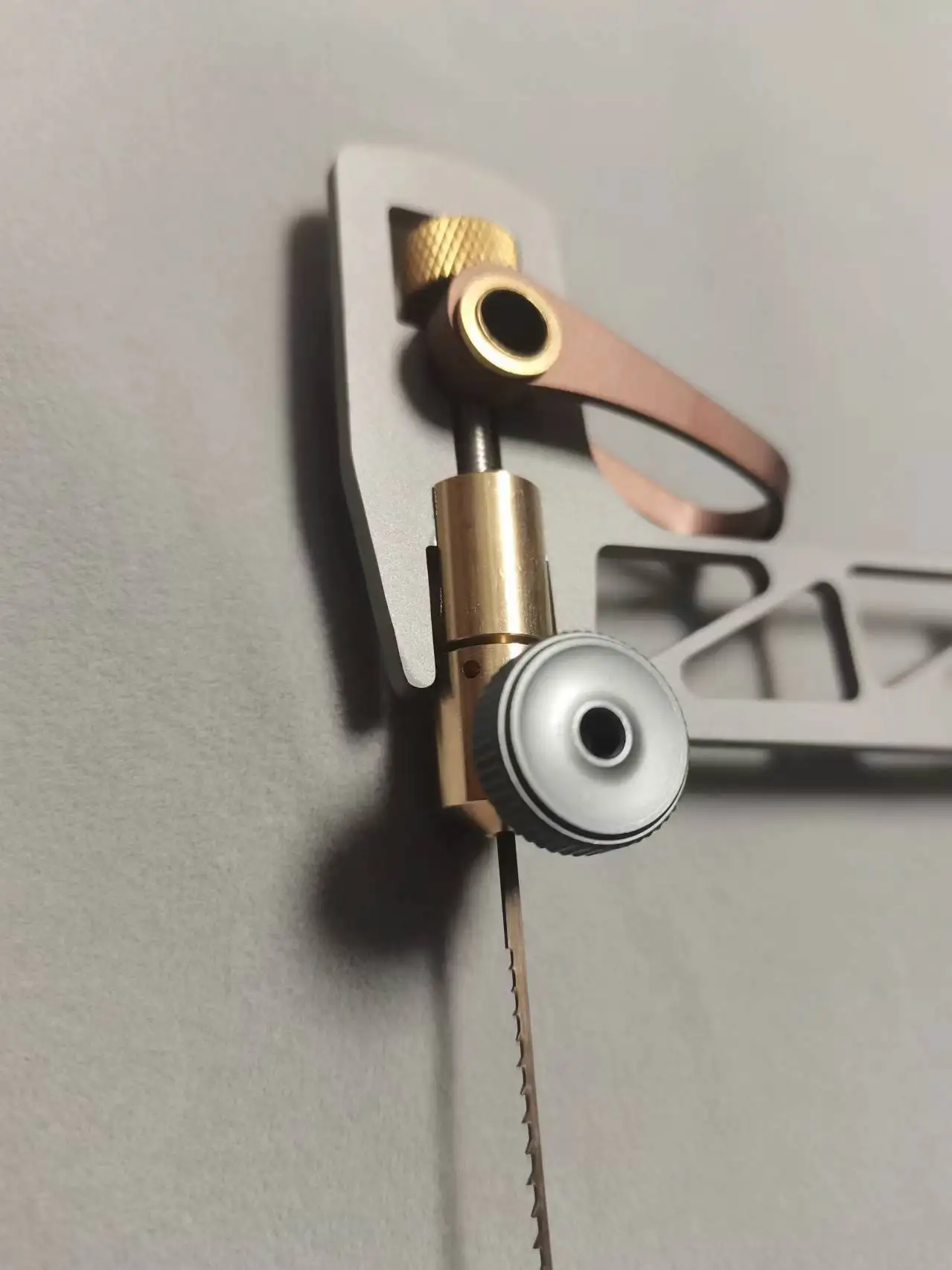 Sega Per Traforo Curva Made In Germany - Sporgenza 400mm, Per Legno E Compensato, Con Dadi Ad Ala In Acciaio