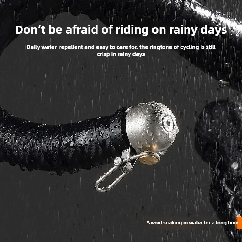 Aluminum Alloy Bicycle Safety Bell 110dB Loud Mini Horn