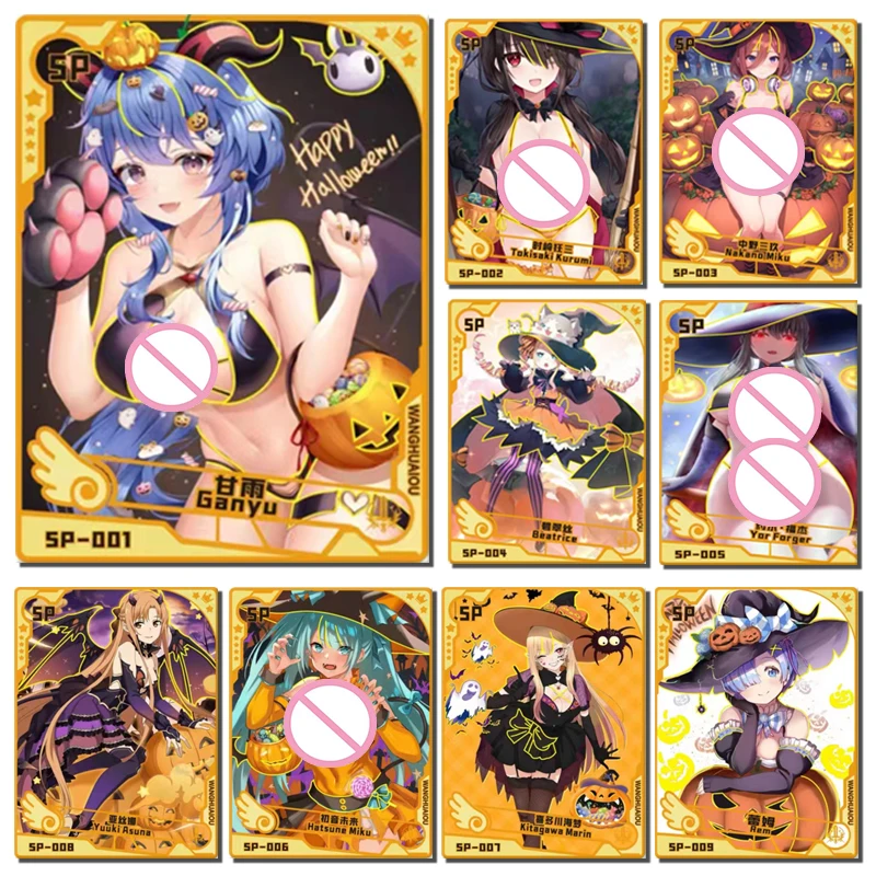 

Goddess Story Wanhualou Ganyu Tokisaki Kurumi Yor Forger Nakano Miku Metal cards Game Collection Birthday Christmas gifts