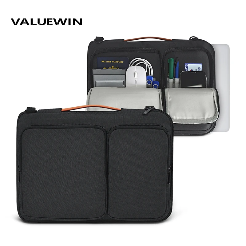 Borsa a Tracolla per Laptop 13 14 15 16 Pollici, Custodia per MacBook Air 13 M1/M3 Pro 14 M4, Borsa da Viaggio per Computer