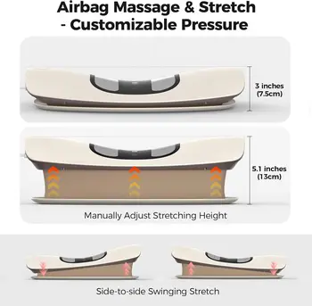 Electric Waist Massager Lumbar Traction Device Back Stretcher Lumbar Spinal Support Machine with Dynamic Airbag Traction 9