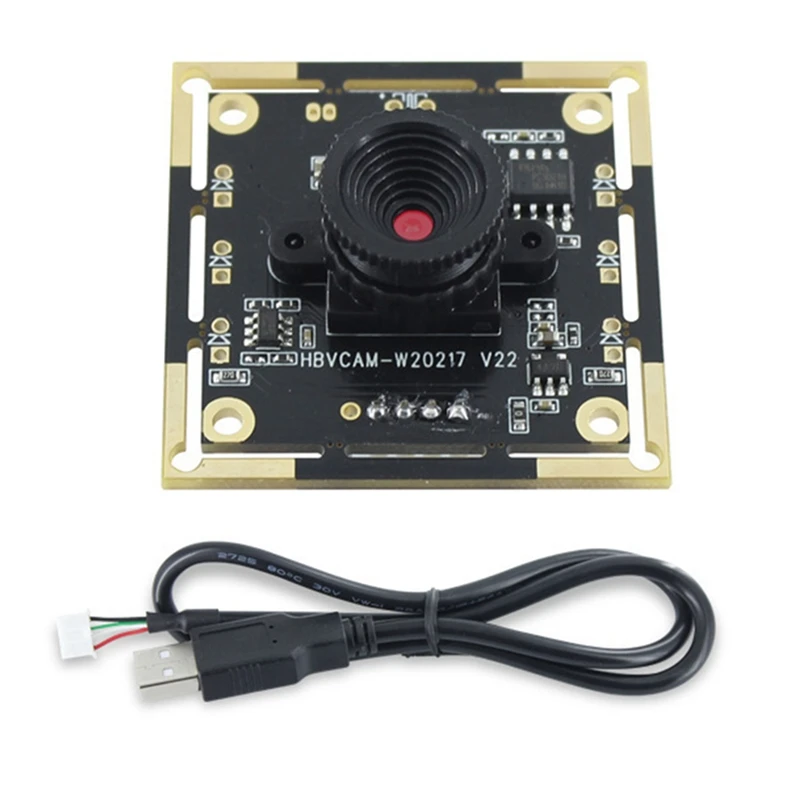720P Camera Module 60°Distortion-Free Lens OV9732 Module 1MP Parts Accessories For Raspberry Pi Android Linux Windows UVC MAC OS