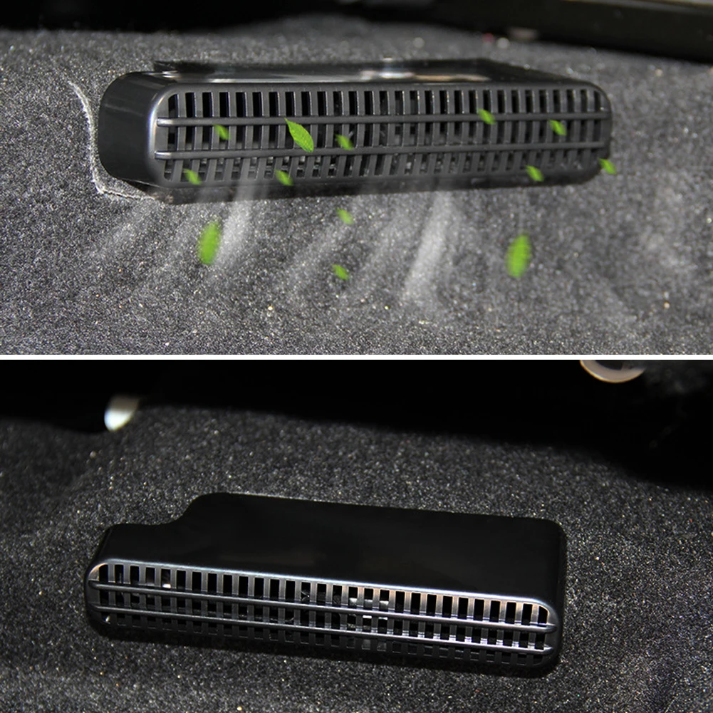 Car Air Conditioner Trim 2X Under Back Seat AC Heat Floor Outlet Grid Cover for Toyota RAV4 XA50