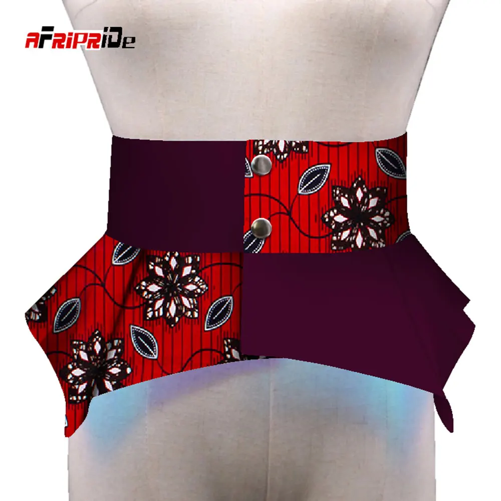 Ankara African Print Waist Corset Belt Button Skirts for Women Gift  Handmade Waist Belt Ladies Cummerbund Belts SP037