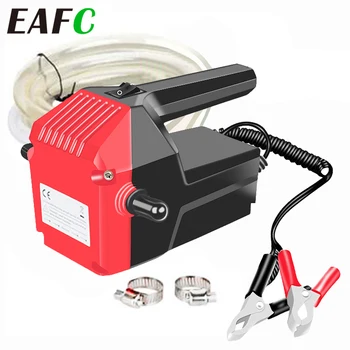 EAFC 12V Electric Vehicle Engine Oil Pump Oil/Crude Fluid Oil Pan Extractor Fuel Delivery Suction Pump Suitable for Car Boats 1