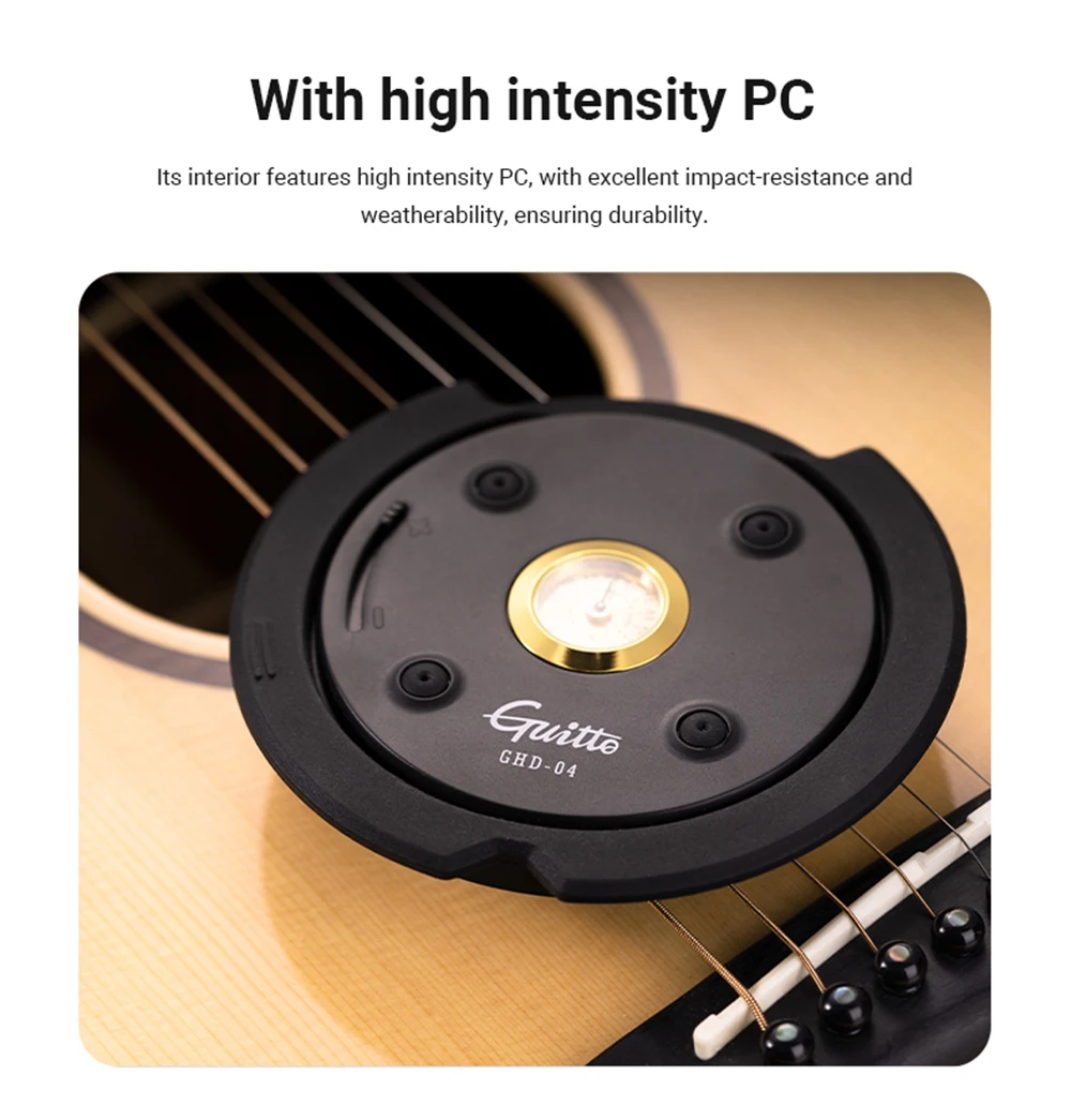 Guitto Series GHD-04 Guitar Humidifier Quality Silicone Anti-whistling Portable