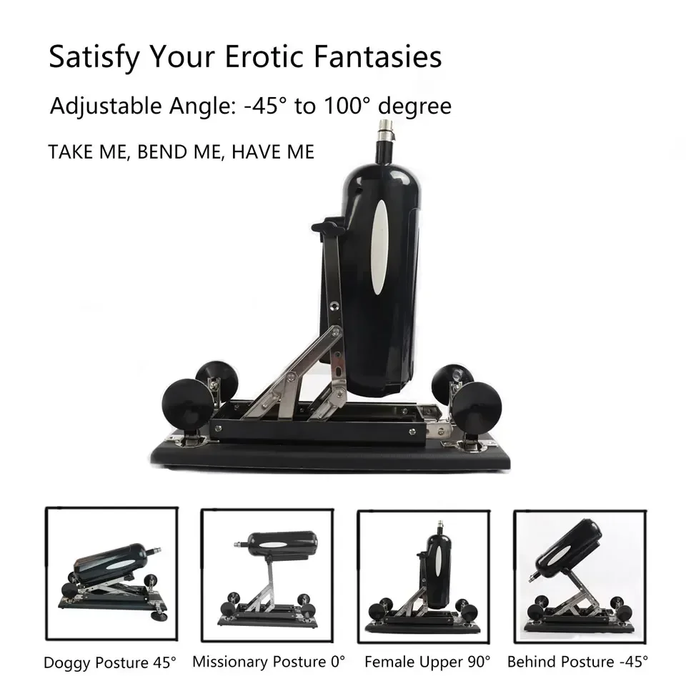 FAAK Sex Machine Thrusting Love Machine Automatic Telescopic Vibrator with Different Dildo Attachments Toys Sex Product