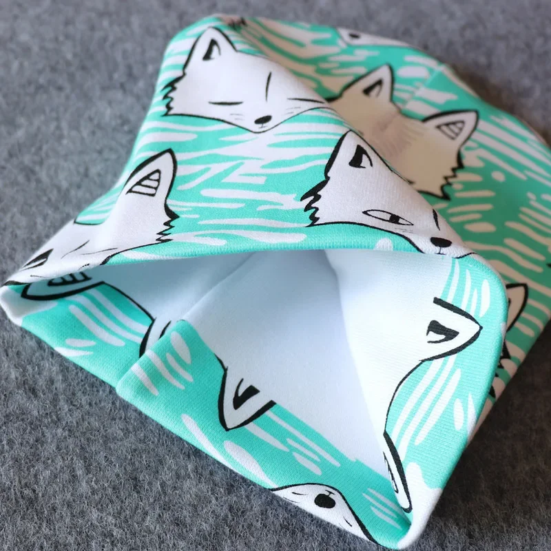 Spring Autumn Baby Hats Kids Children Cap Toddler Accessories Infant Hip-hot Cartoon Print Beanies for Girls Boys Newborn Stuff