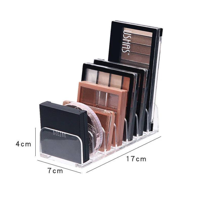 Eyeshadow Palette Organizer Eyepowder Storage Tray Cosmetics Rack Makeup Tools Compartment Holder For Women Makeup Organizer New 6