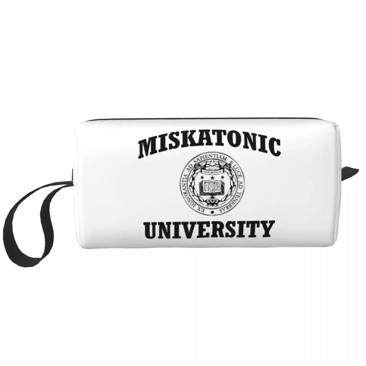 

Miskatonic University Makeup Bag Travel Cosmetic Bag for Men Women Necronomicon Call Of Cthulhu Toiletry Bags Storage Pouch Bag