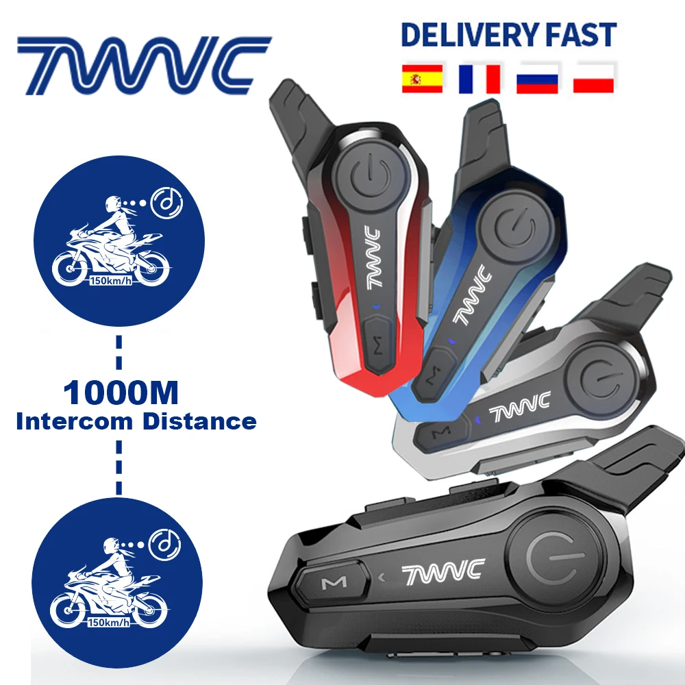 

Мотоциклетная гарнитура X1 Intercom Bluetooth 5,0-совместимые мотоциклетные наушники беспроводная гарнитура для звонков