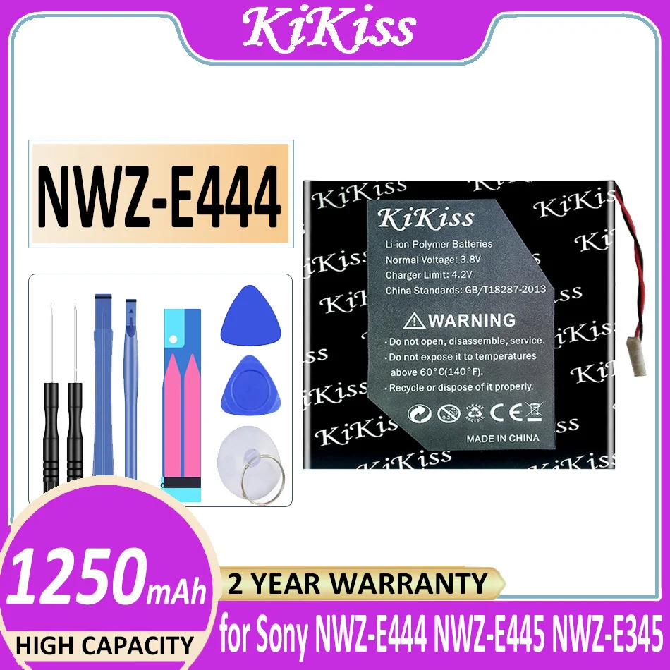 Batteria 1250Mah Per Sony Nwz-E444 Nwz-E445 Nwz-E345 Nwz-Wh303 E373 E383 A864 A865 Lis1425Hnpc Srs-Btv5 Nwz-E344 Nwz-E443 Bateria