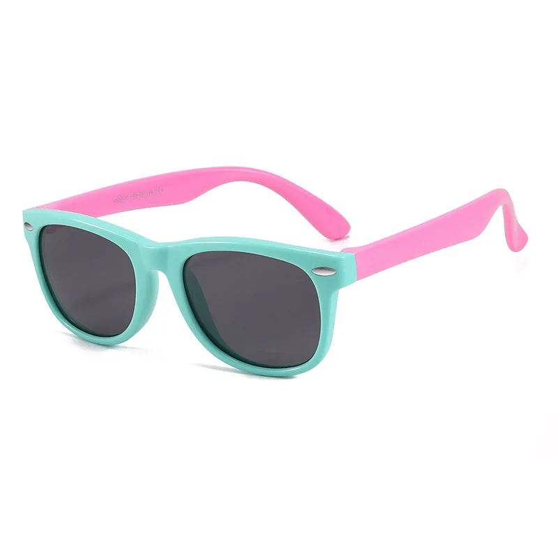 Baby Silicone Sunglasses Box Boys Girls Outdoor Goggles Sun Glasses AC Lens Safety and Cases Gift for Kids