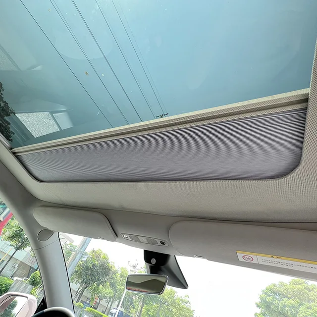 For Tesla Model Y 2019-2022 2023 Car Electrostatic Adsorption Sunroof  Sunshade Heat Insulation Skylight Sticker Auto Accessories - AliExpress