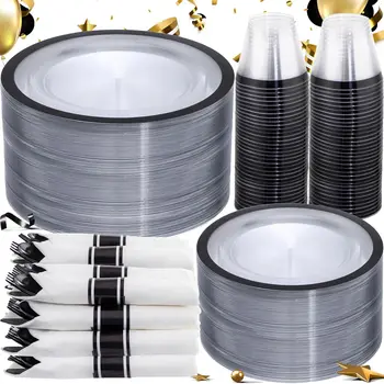 350PCS Party Dinnerware Set 1