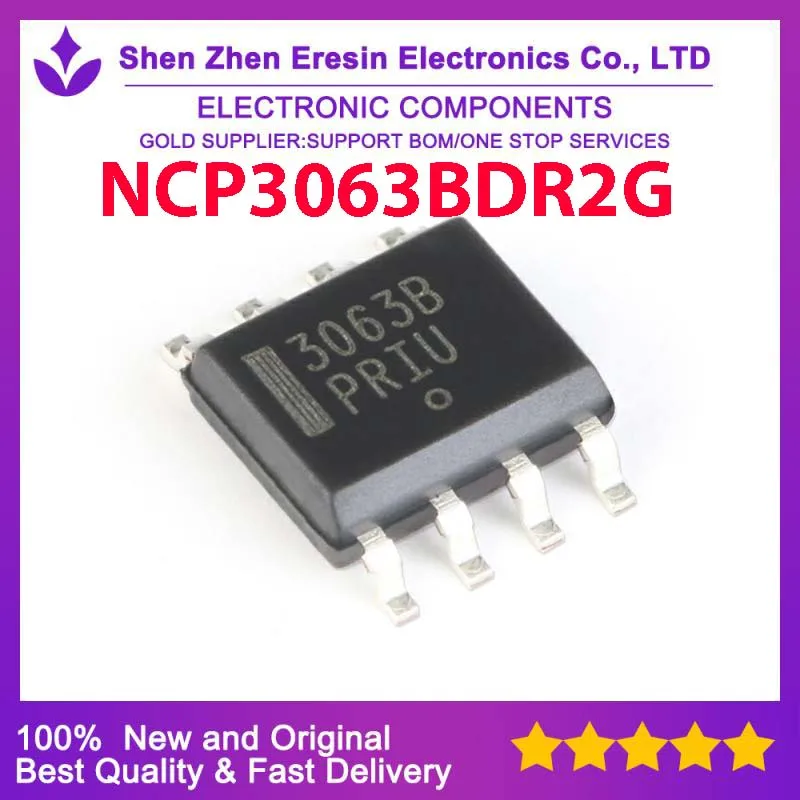 

Free shipping 5PCS/LOT NCP3063BDR2G SOP8 New and original