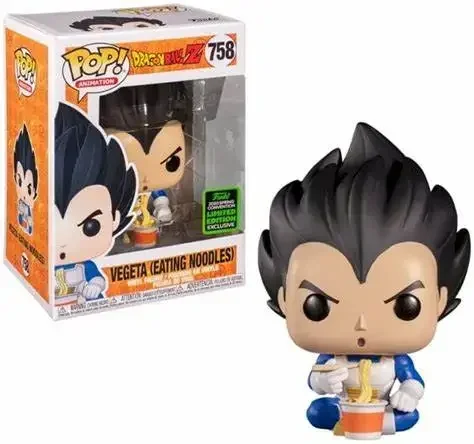 Funko Anime Dragon Ballz Vegeta Mangiare Noodles #758 Bambole In Vinile Lemited Edition Exclusive Action Figures Collection Model Toys
