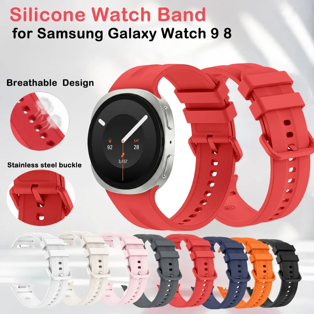 Breathable Unisex Sports Silicone Watch Band