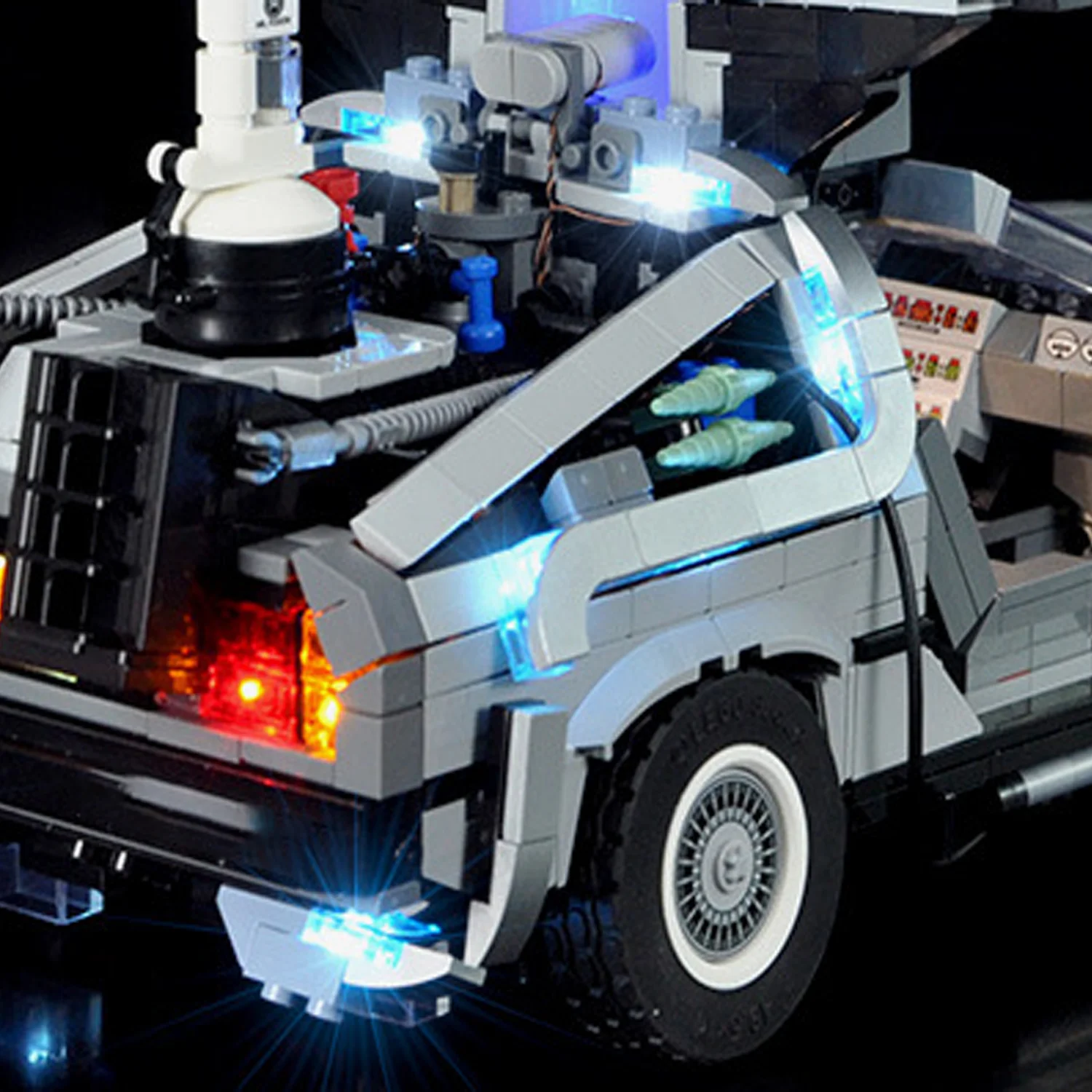 LED Lights for Back to the Future Decorative Lamp with Battery Box