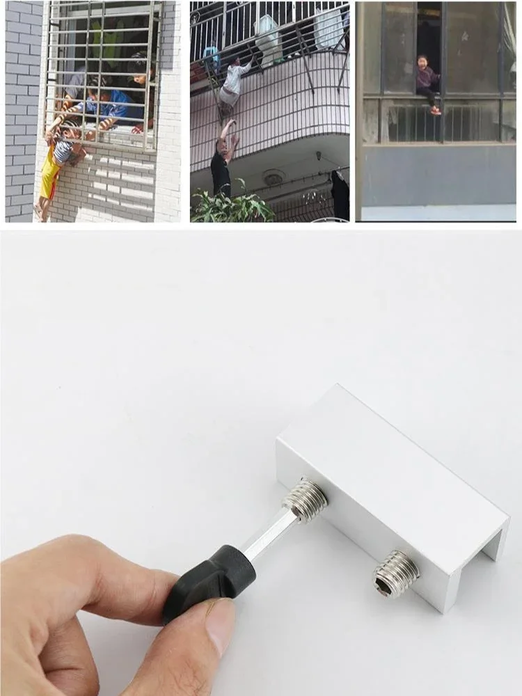 Sliding Sash Stopper Cabinet Locks Straps Doors Security Anti-theft lock Window Sliding Door Baby Kids Child Safety Doors Lock