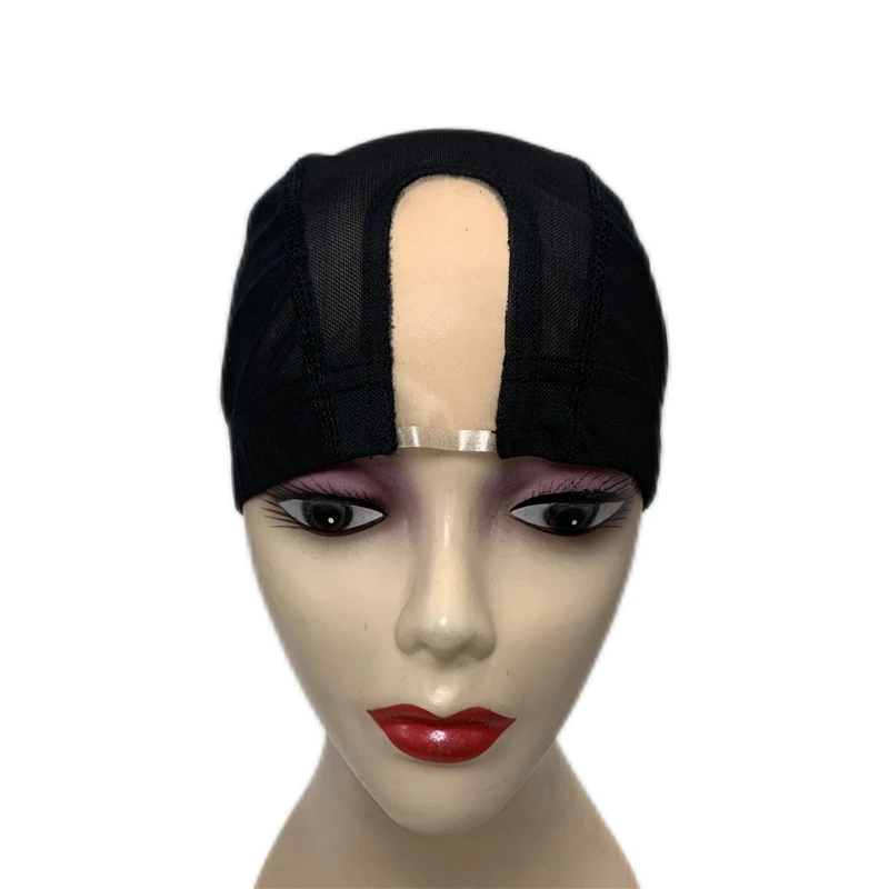 Wig Caps U part MONO Spandex Mesh Dome For Making wig Elastic Dome Mesh Cap Small Holes For Men Women
