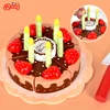 Wooden Birthday Cake Food Toy Children Pretend Play Kitchen Cutting Toys Imitation Game for Kids Houseplay Game Educational Set 1