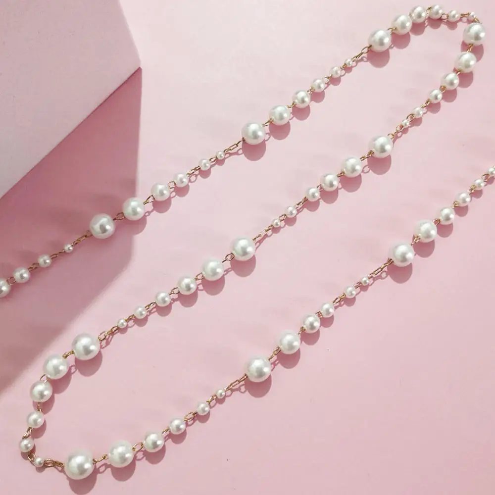 Description Picture 6 of item2~10PCS Pearl Mask Strap Beaded Glasses Chains Women Face Mask Lanyard Anti Slip Women's Neck Chain For Eyeglass Sunglasses