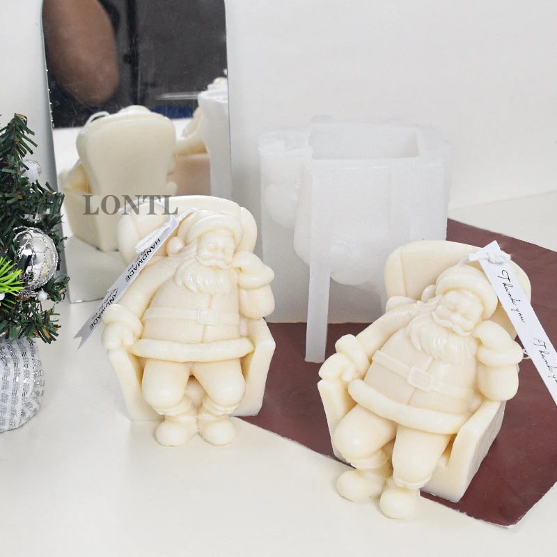 Custom Christmas Theme 3D Silicone Chocolate Candy Molds For Chocolates