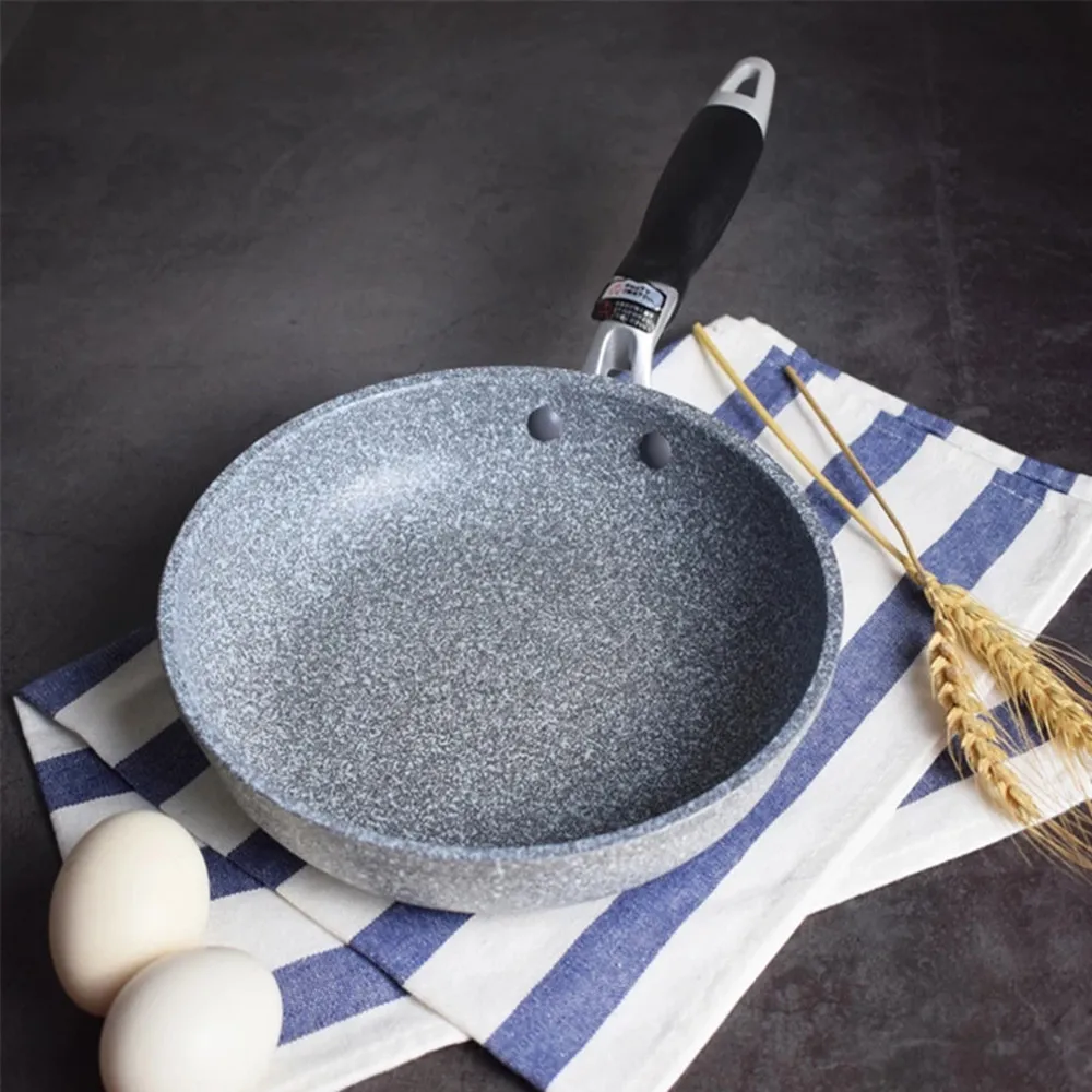 

20/24/28cm Frying Pan Non-stick Wok Pans Skillet Cauldron Induction Cooker Frying-Pans Pancake Pan Egg Pan Gas Stove Home Garden