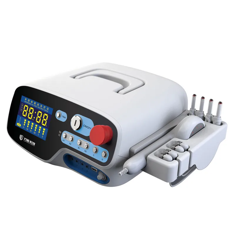 

Cold laser pain therapy machine for soft tissue recovery, fracture healing, wounds, injuries, knee arthritis