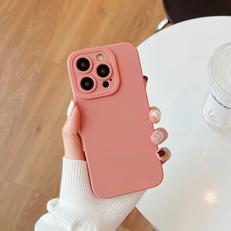 Premium Liquid Silicone Full Cover Phone Case - Sleek and Durable Protection