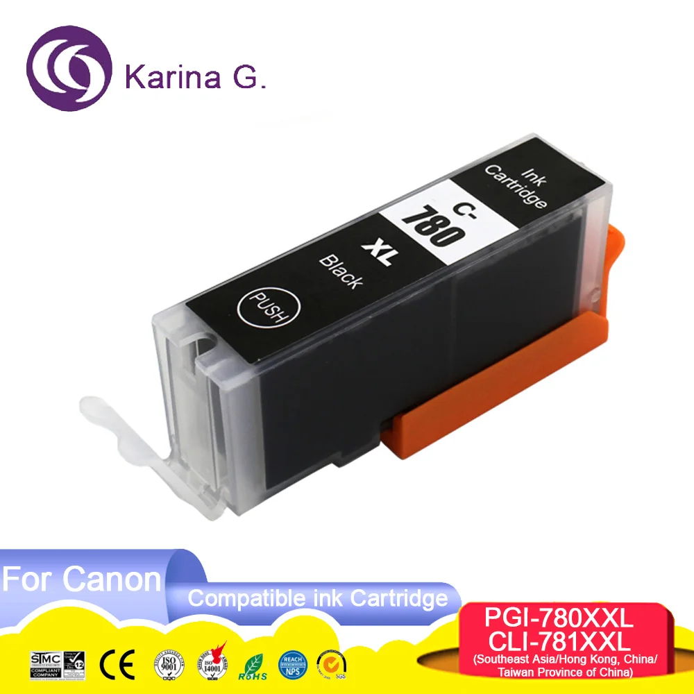 PGI 780 CLI 781 XXL 780XL 781XL PGI780 CLI781 PGI-780 CLI-781 Compatible Ink Car