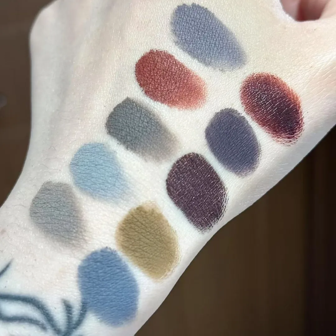 Shellwe Makeup Misty Spirit All Matte Eyeshadow Palette Ten Color Full Matte Eye Shadow Disk eye shadow eye shadow plate