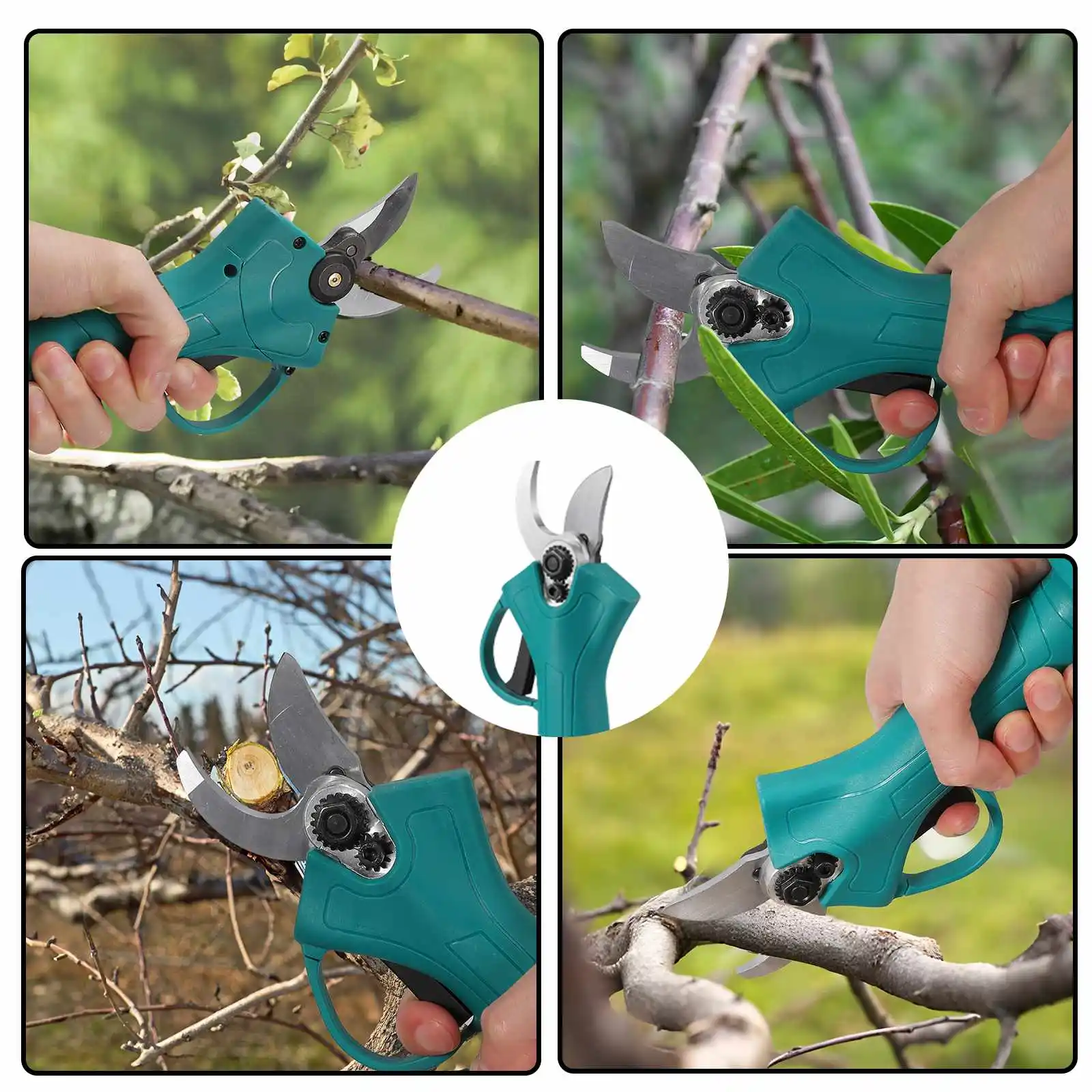 Ergonomic handle design on pruning shears