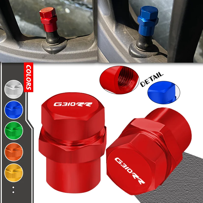 

NEW Sale For BMW G310RR G 310RR g310rr 2023-2024 Motorcycle Wheel Tire Valve Caps Air Port Stem Cover Plug Aluminum Tyre Air Cap