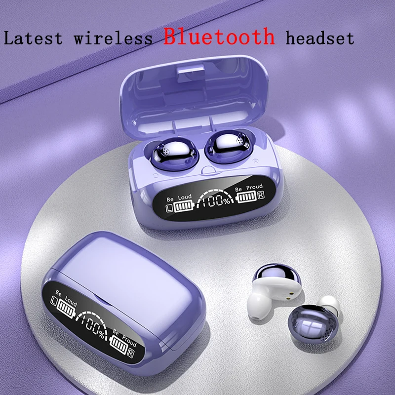 

True Wireless Bluetooth Headset Portable 5.1 Bluetooth Earplug Waterproof 6 Hours Extra Long Endurance Self-Contained Headset