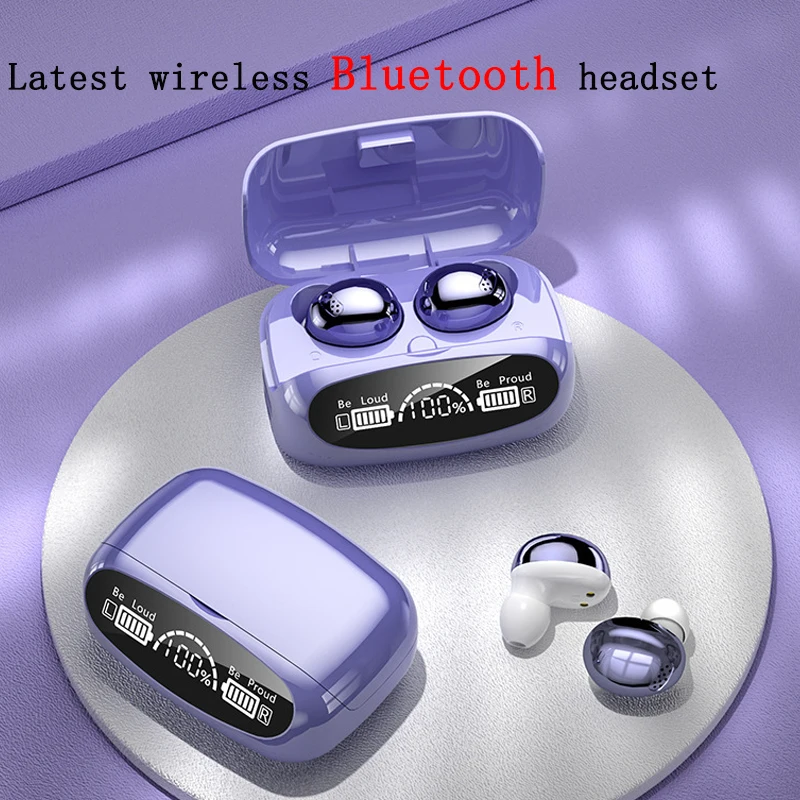 

Настоящая Беспроводная Bluetooth-гарнитура, портативная 5,1 Bluetooth-гарнитура, водонепроницаемая, 6 часов автономной работы