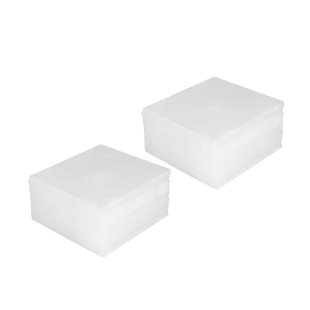 

20Pcs Transparent Single CD DVD Case Boxes Slim Clear Storage Organizer