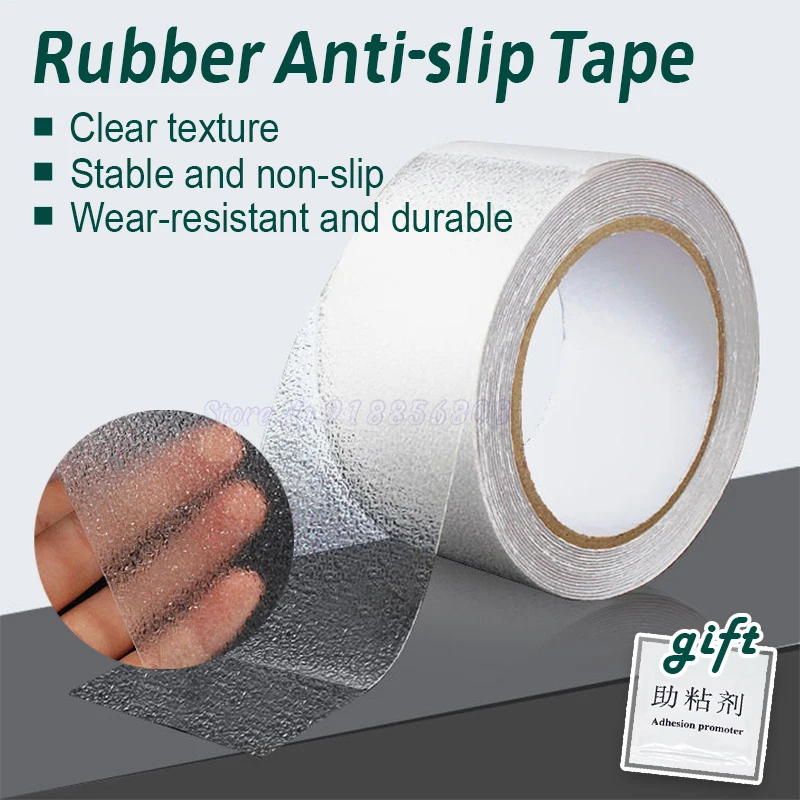 

10M 5M Anti-slip Tape Outdoor Anti-Slip Strips Shower Floor Stickers on Slip Traction Abrasive Adhesive Stairs Safety Tread Step