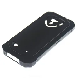 Transparent Black TPU Protective Silicone Phone Case - Soft and Durable Back Cover Shell for Kingkong Mini 4 (Black)