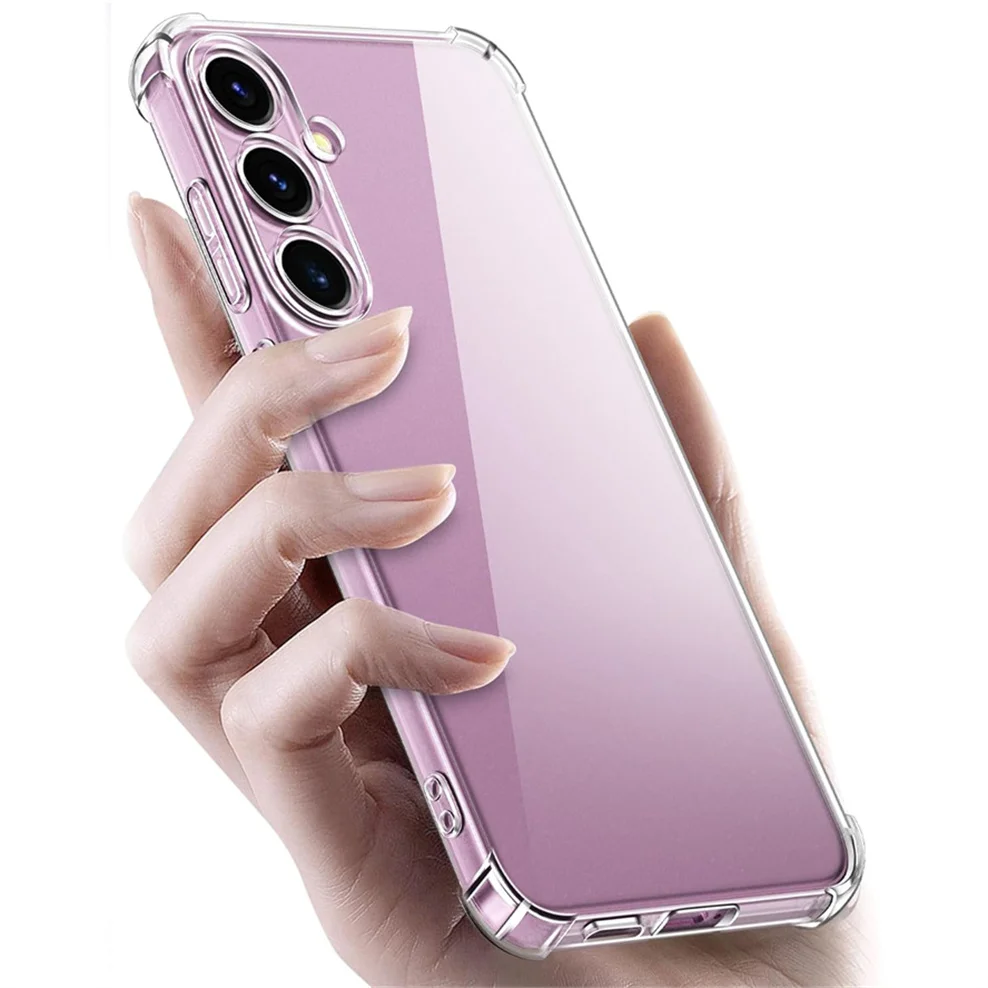 Custodia Trasparente Per Samsung S24 Plus 5G Custodie Morbide In Silicone Antiurto Custodia S 24 Plus Cover S24 Ultra Case S24+ Samsung Galaxy S24 Cov