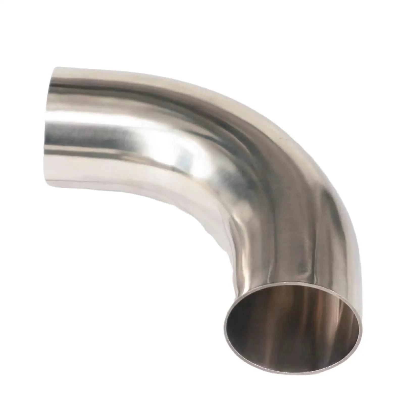 Soldadura sanitaria de acero inoxidable 304, tubo de codo de 90 grados
